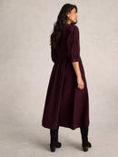 Lucy Cord Dress - Dark Plum