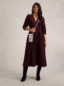 Lucy Cord Dress - Dark Plum