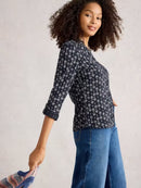 Annie Jersey Shirt - Navy