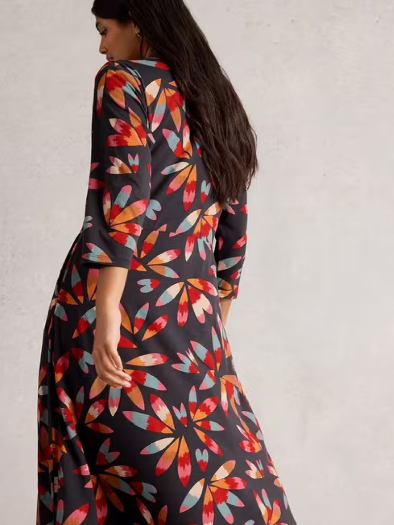 Rua Jersey Shirt Dress - Grey