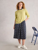 Rua Jersey Shirt Dress - Navy