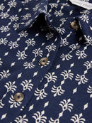 Rua Jersey Shirt Dress - Navy