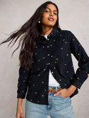Sophie Cord Shirt - Navy Multi