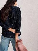 Sophie Cord Shirt - Navy Multi