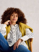 Naomi Embroidered Shirt - Ivory