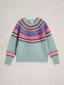 Arctic Fairisle Jumper - Blue Multi