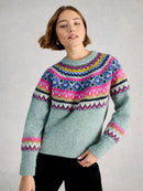 Arctic Fairisle Jumper - Blue Multi