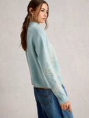 Fenella Floral Jumper - Blue Multi