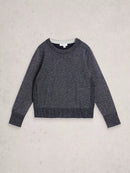 Katie Sparkle Jumper - Dark Navy