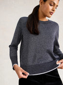 Katie Sparkle Jumper - Dark Navy