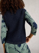 Belle Sleeveless Jumper - Dark Navy