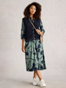 Belle Sleeveless Jumper - Dark Navy