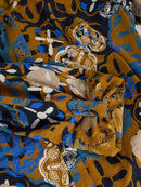 Annie Jersey Shirt - Chartreuse Print