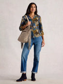 Annie Jersey Shirt - Chartreuse Print