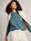 Clara LS T-Shirt - Blue Multi