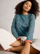 Clara LS T-Shirt - Blue Multi