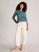 Clara LS T-Shirt - Blue Multi