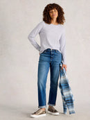 Clara LS Sparkle T-Shirt - Ivory Multi