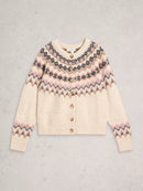 Arctic Fairisle Cardigan - Natural