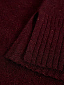 Lily V Neck Jumper - Plum