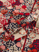 Paloma Top - Red Multi