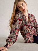 Paloma Top - Red Multi