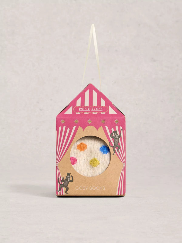 Cosy Womens Sock In A Box - Natural