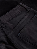 Brooke Cord Straight Trouser - Charcoal