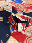 Rua Jersey Shirt Dress - Red Multi