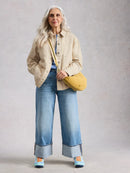 Luna Denim Jacket - Light Natural