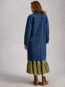Oakleigh Denim Coat - Mid Denim