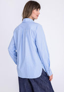 Beach Please Blouse - Navy Multi