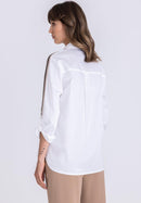 Golden Oasis Blouse - White