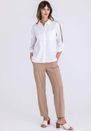 Golden Oasis Blouse - White
