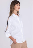Golden Oasis Blouse - White