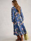 Megan Jersey Dress - Blue Multi