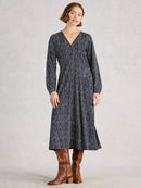 Megan Jersey Dress - Blue Multi