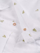 Sophie Organic Cotton Shirt - Ivory Multi