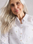 Sophie Organic Cotton Shirt - Ivory Multi