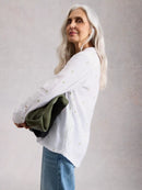Sophie Organic Cotton Shirt - Ivory Multi