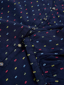 Ruby Cotton Organic Top - Navy Multi