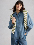 Sienna Shirt - Chambray Blue