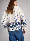 Lana Top - Ivory Multi