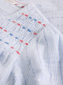 Sammy Smock Top - Blue Multi