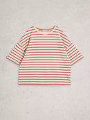 Kat Stripe T-Shirt - Ivory Multi