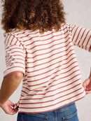 Kat Stripe T-Shirt - Ivory Multi