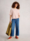 Kat Stripe T-Shirt - Ivory Multi