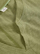 Nelly Notch Neck T-Shirt - Green