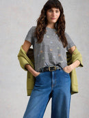 Abbie Stripe T-Shirt - Navy Multi