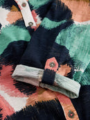 Annie Jersey Shirt - Navy Print